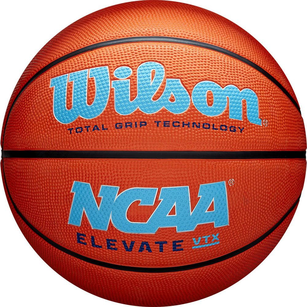 Wilson Мяч баскетбольный NCAA Elevate VTX, 7 размер, оранжевый, голубой  #1