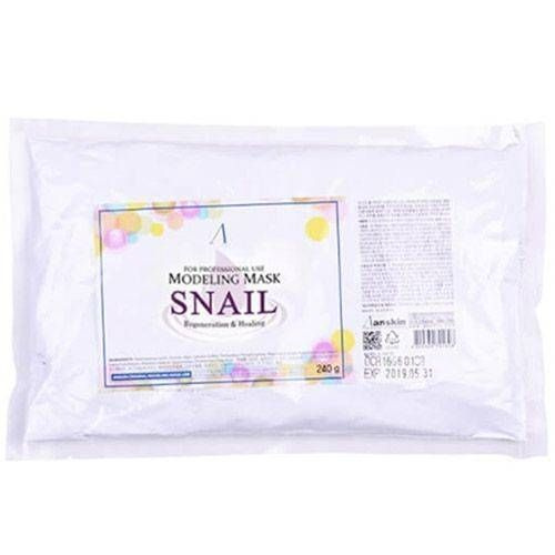 Альгинатная маска с муцином улитки пакет 240 гр Anskin Snail Modeling Mask  #1