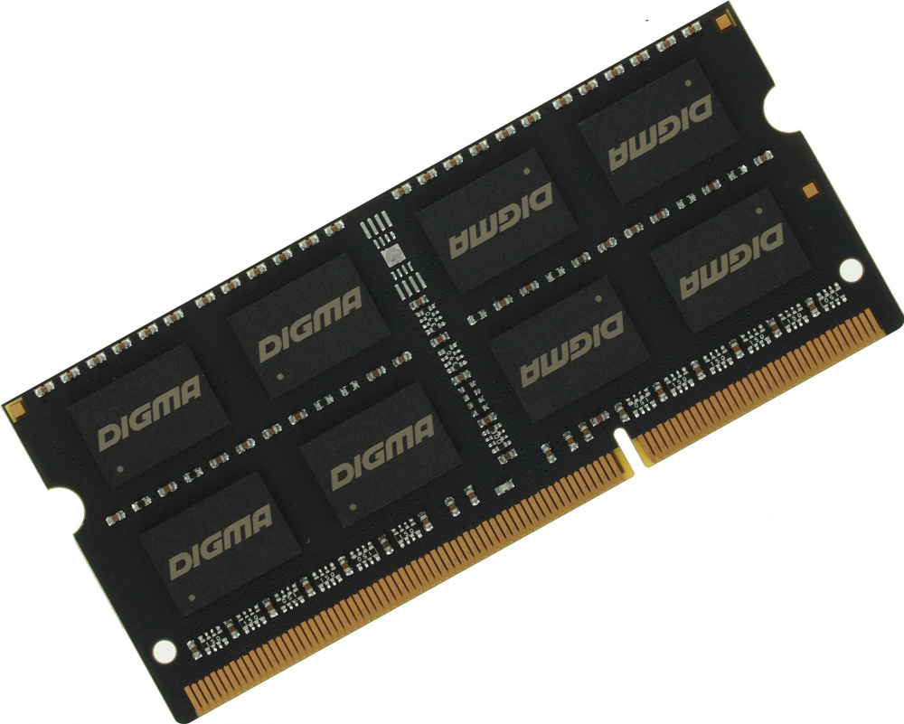 Digma Оперативная память Память DDR3L 8Gb 1600MHz DGMAS31600008D RTL PC3-12800 CL11 SO-DIMM 204-pin 1.35В #1