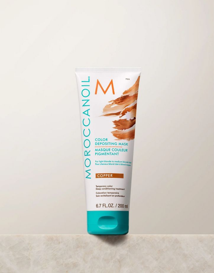 Тонирующая маска Moroccanoil Медный Color Depositing Mask Copper, 200 мл #1