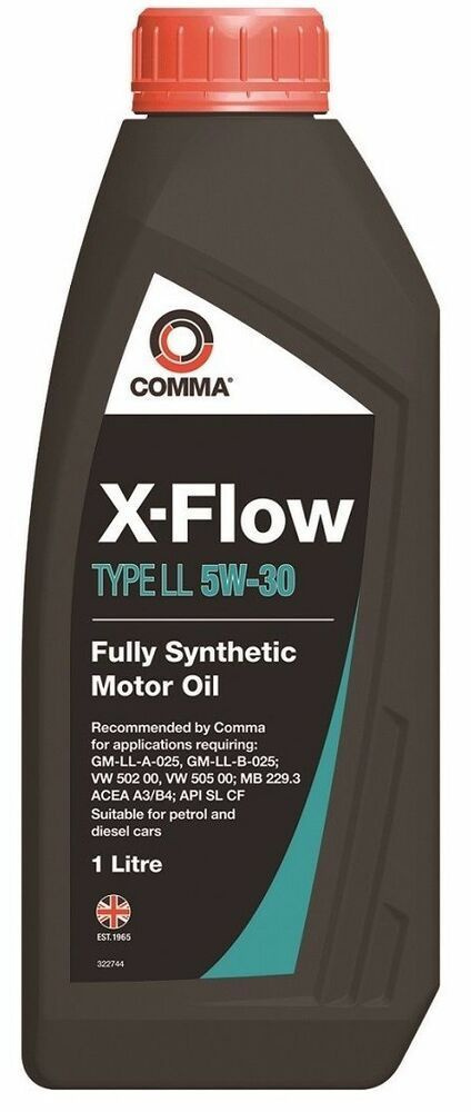 Comma X-FLOW TYPE LL 5W-30 Масло моторное, Синтетическое, 1 л #1