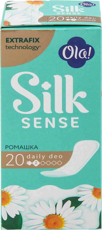 Прокладки Ola! Silk sense Ромашка ежедневные 20шт х 2шт #1