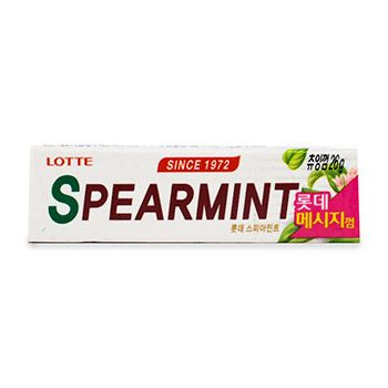 Жевательная резинка LOTTE Spearmint 26 г Южная Корея 1шт #1