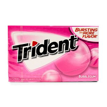 Жевательная резинка TRIDENT Bubblegum, 18 пластинок США -1 шт. #1