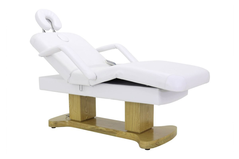 Массажный стол с электроприводом ММКМ-2, стационарный, кушетка косметологическая, для массажа, с регулировкой #1