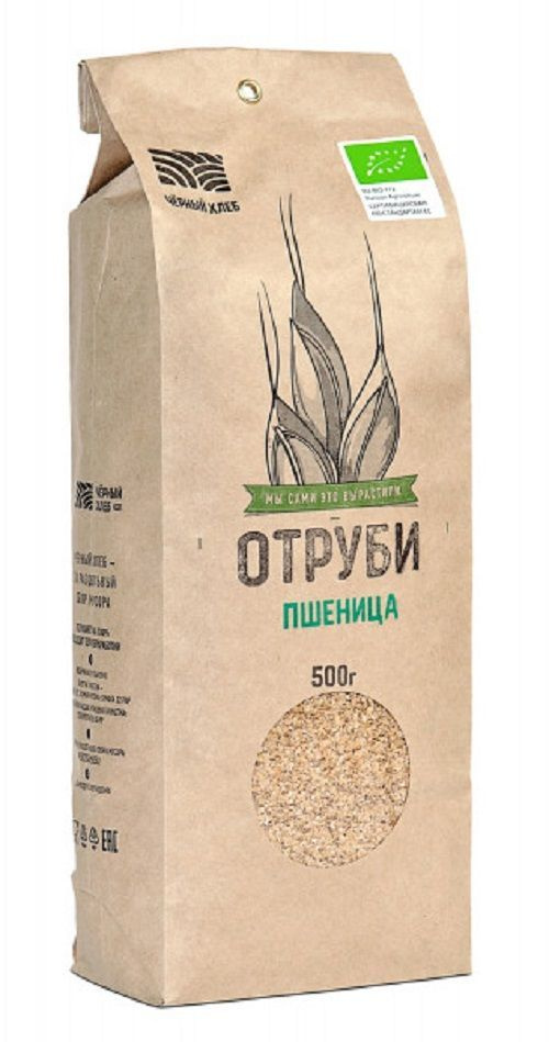 Чёрный хлеб Отруби пшеничные био, 500 г. #1