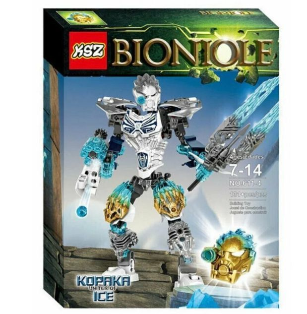 Конструктор Бионикл Bionicle Biorobots (Биоробот) 611-4 Копака: Объединитель Льда, совместим с Лего Lego #1