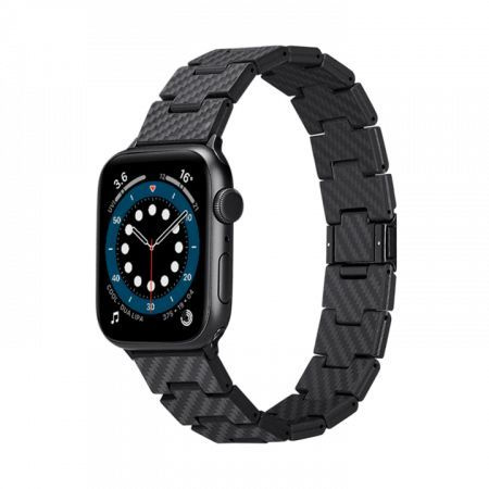 Карбоновый браслет Pitaka для Apple Watch 10-1/ SE и Ultra 2 (38 40 41 42 44 45 46 49мм) - Retro  #1