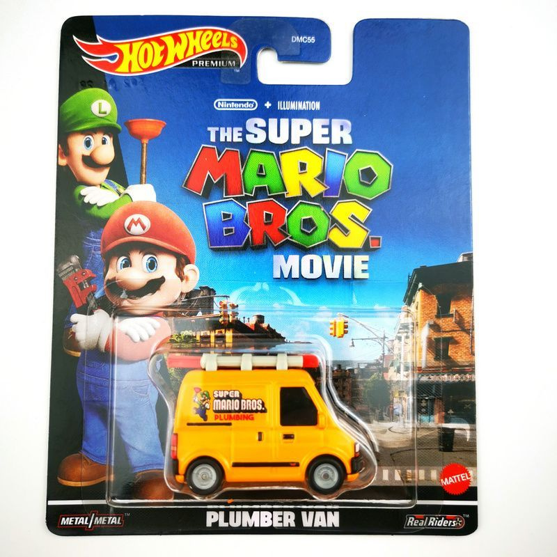 Машинка коллекционная Hot Wheels DMC55 Super Mario PLUMBER VAN #1