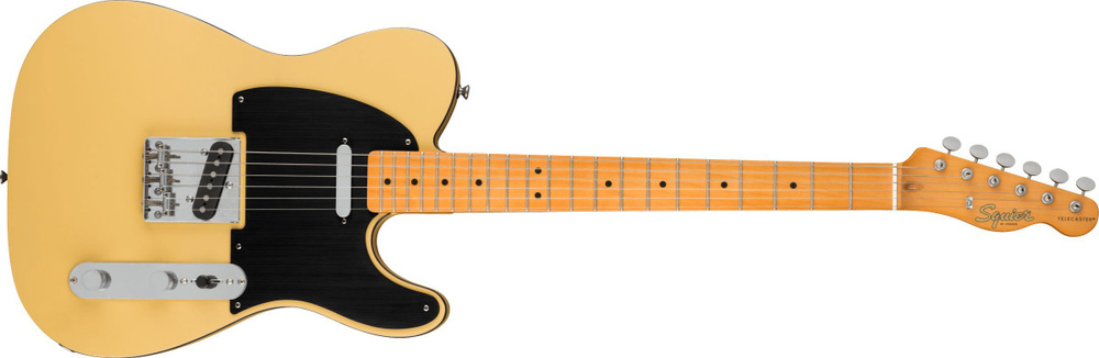 Squier by Fender Электрогитара Telecaster, Vintage Edition_Satin Vintage Blonde 6-струнная, корпус Ньятон #1