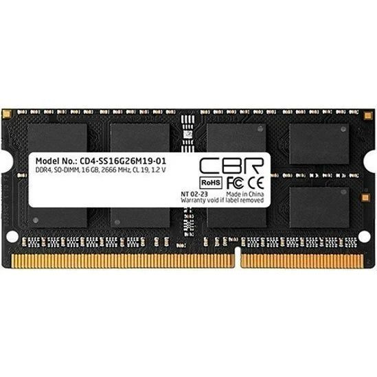 CBR Оперативная память DDR4 16GB 2666MHz 19 (19-19-19-43) 1x16 ГБ (CD4-SS16G26M19-01)  #1