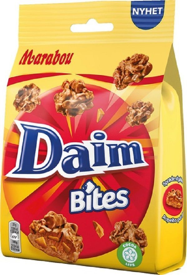 Шоколадные батончики Daim Marabou 145 гр #1