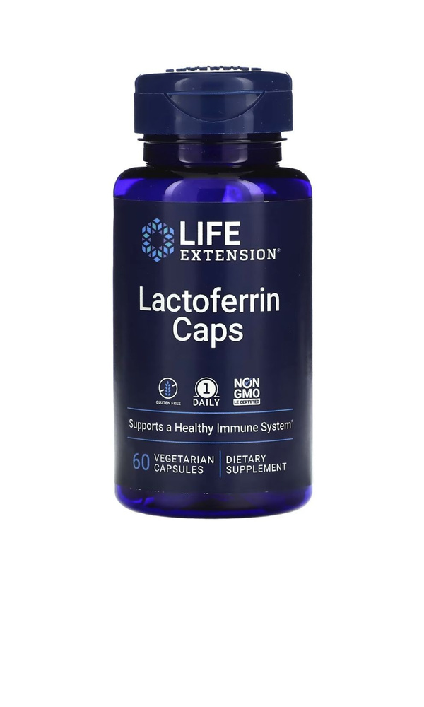 Лактоферрин в Капсулах LIFE EXTENSION Lactoferrin Caps 300 mg 60 капсул #1