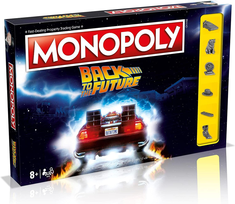 Настольная игра Monopoly Back to the Future Монополия Назад в будущее  #1