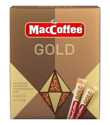 Кофе растворимый MacCoffee Gold в пакетиках, 30 шт #1