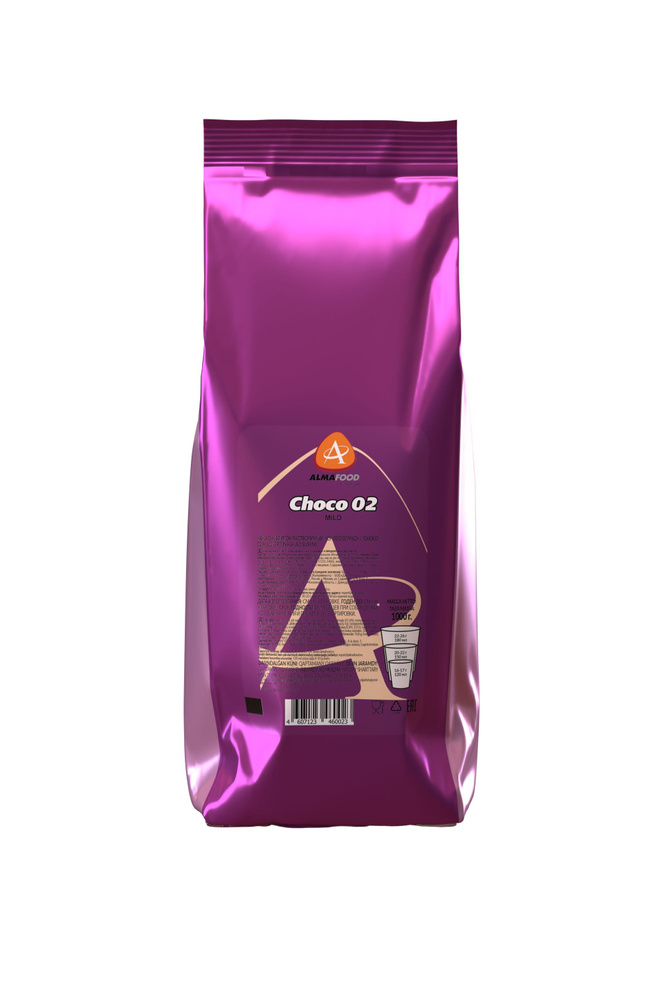 Горячий шоколад Almafood CHOCO 02 MILD для вендинга и кофемашины растворимый напиток 1 кг  #1