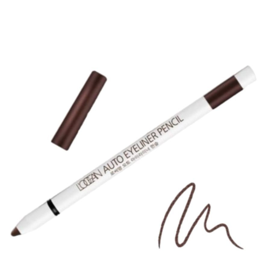 L ocean Водостойкий автоматический карандаш для глаз / Auto Eyeliner Pencil #04, Twinkle Brown, 0,5 г #1