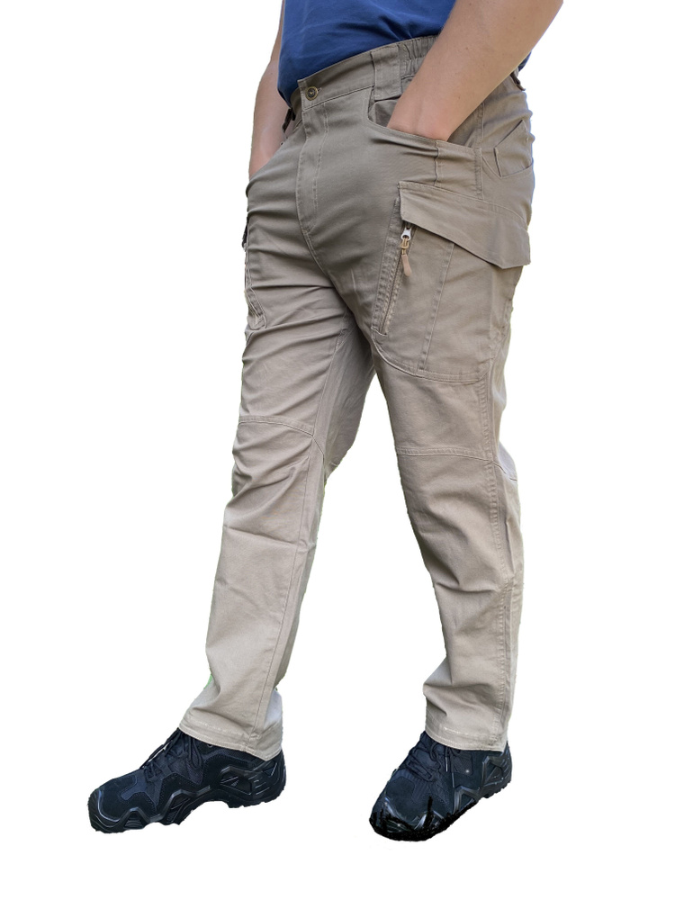Тактические мужские летние брюки, брюки карго #1