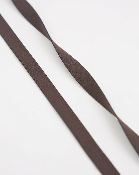 Резинка отделочная без фестона Lauma цвет Шоколад (111) 10 мм - 3 м  #1