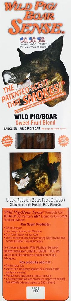 Дымящиеся палочки-аттрактант для охоты Deer Quest Wild Pig/Boar Sweet Fruit Blend  #1