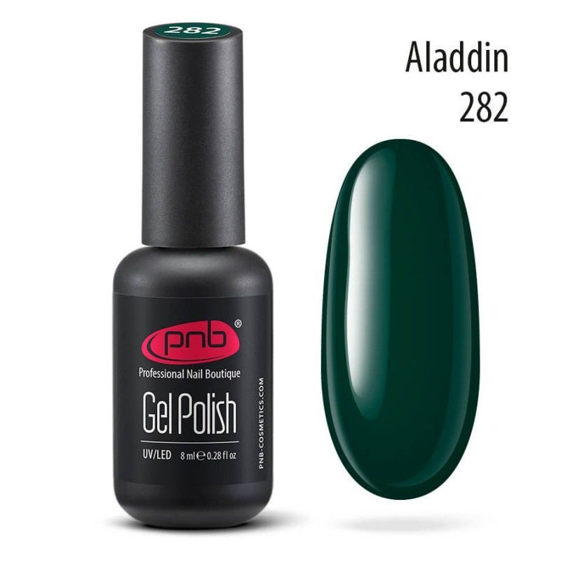 Гель лак для ногтей PNB Gel Polish UV/LED 282 покрытие для маникюра и педикюра глянцевый Aladdin 4 мл #1
