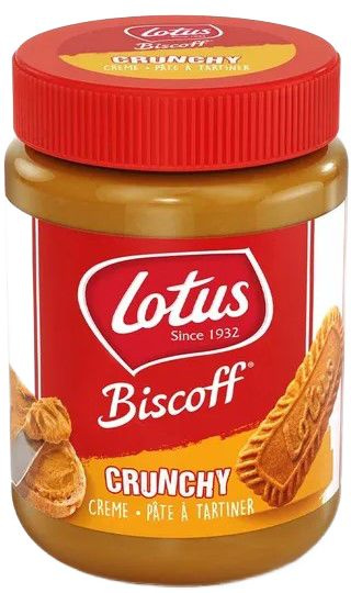 Крем-паста из печенья Lotus Biscoff Crunchy / Лотус бискоф Кранчи бисквитная карамелизированная 380гр #1