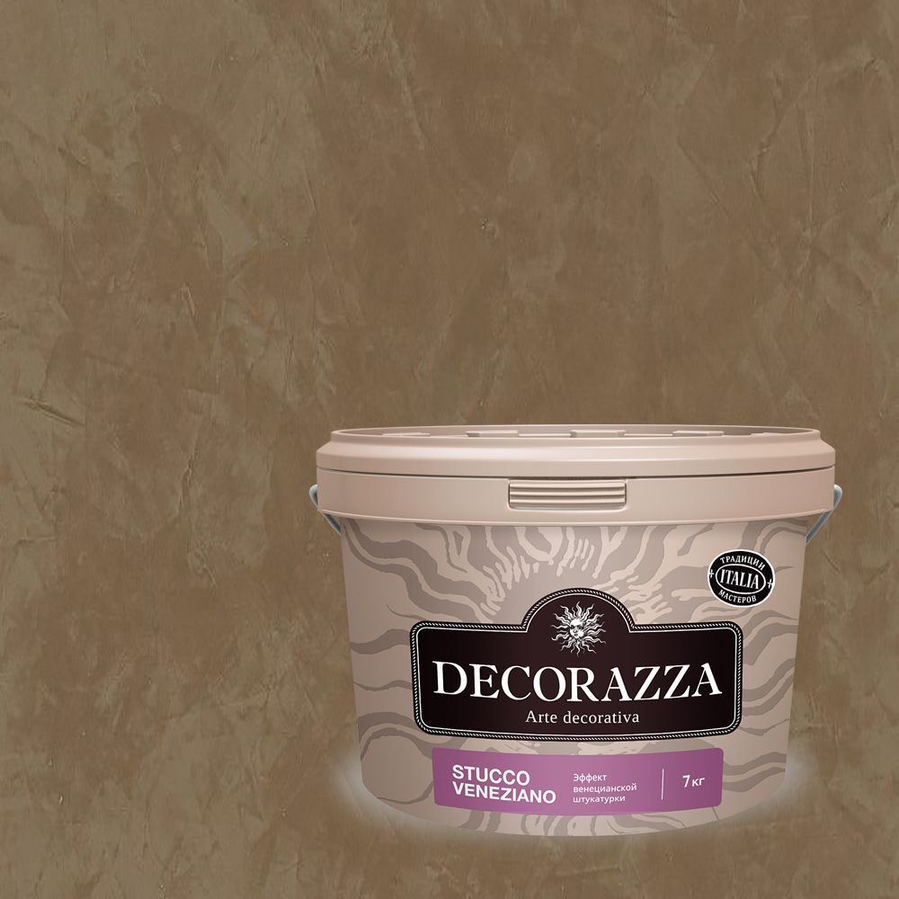 Декоративное покрытие с эффектом венецианской штукатурки Decorazza Stucco Veneziano (7кг) SV 10-66  #1