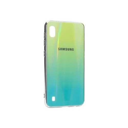 Чехол Samsung Galaxy A10 (2019) силиконовый, хамелеон бирюзовый #1