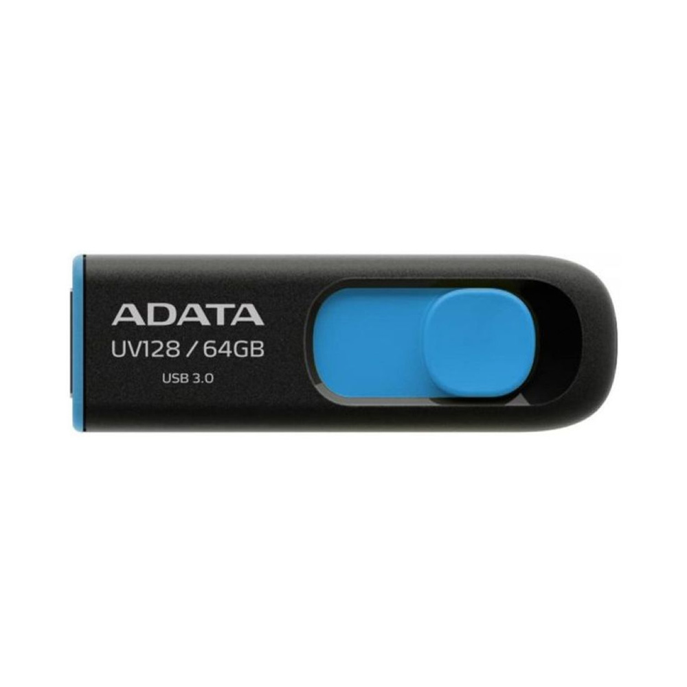 ADATA USB-флеш-накопитель Накопитель USB ADATA AUV128-64G-RBE 64GB Черный  #1