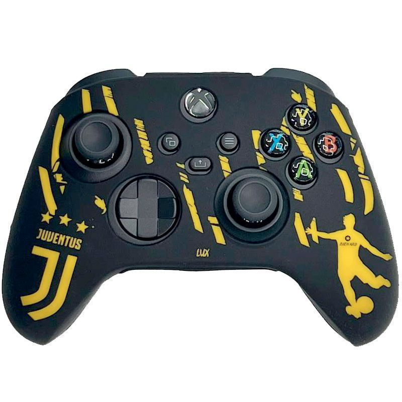 Силиконовый чехол для геймпада Xbox Series Controller (ФК Ювентус)  #1