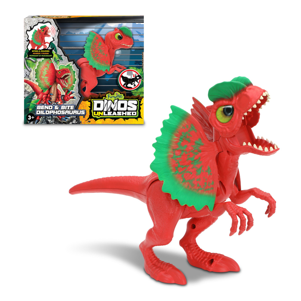 Игрушка Dino Uleashed динозавр Дилофозавр со звуковыми эффектами (31126FI)  #1