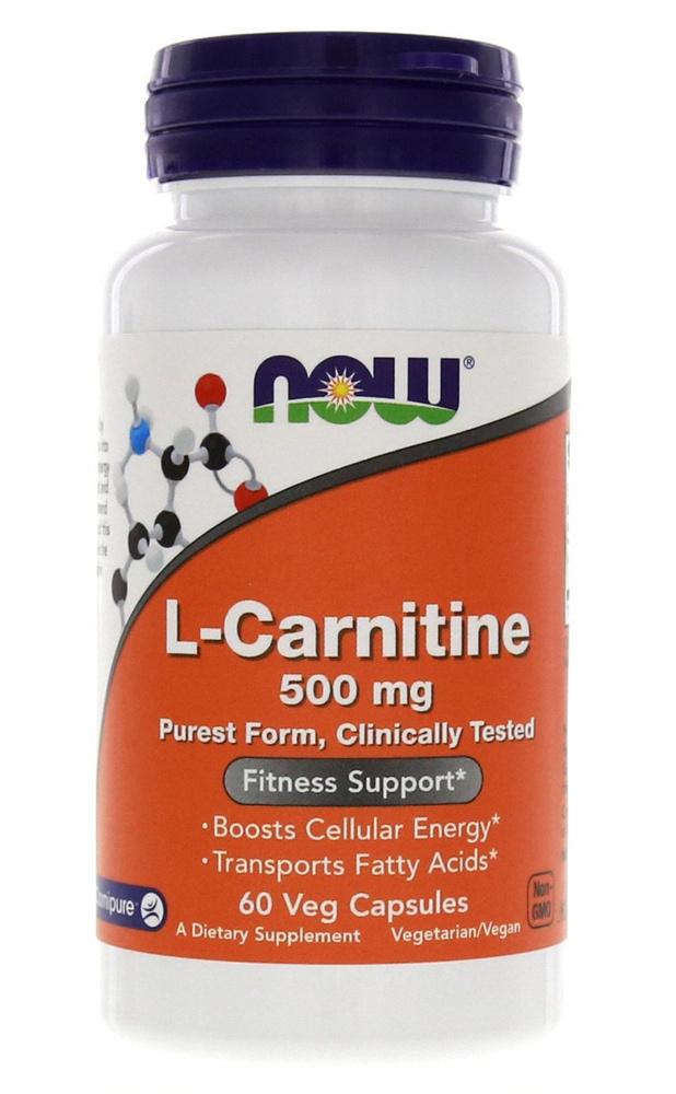 NOW L-Carnitine 500 мг. (60 капс.) #1