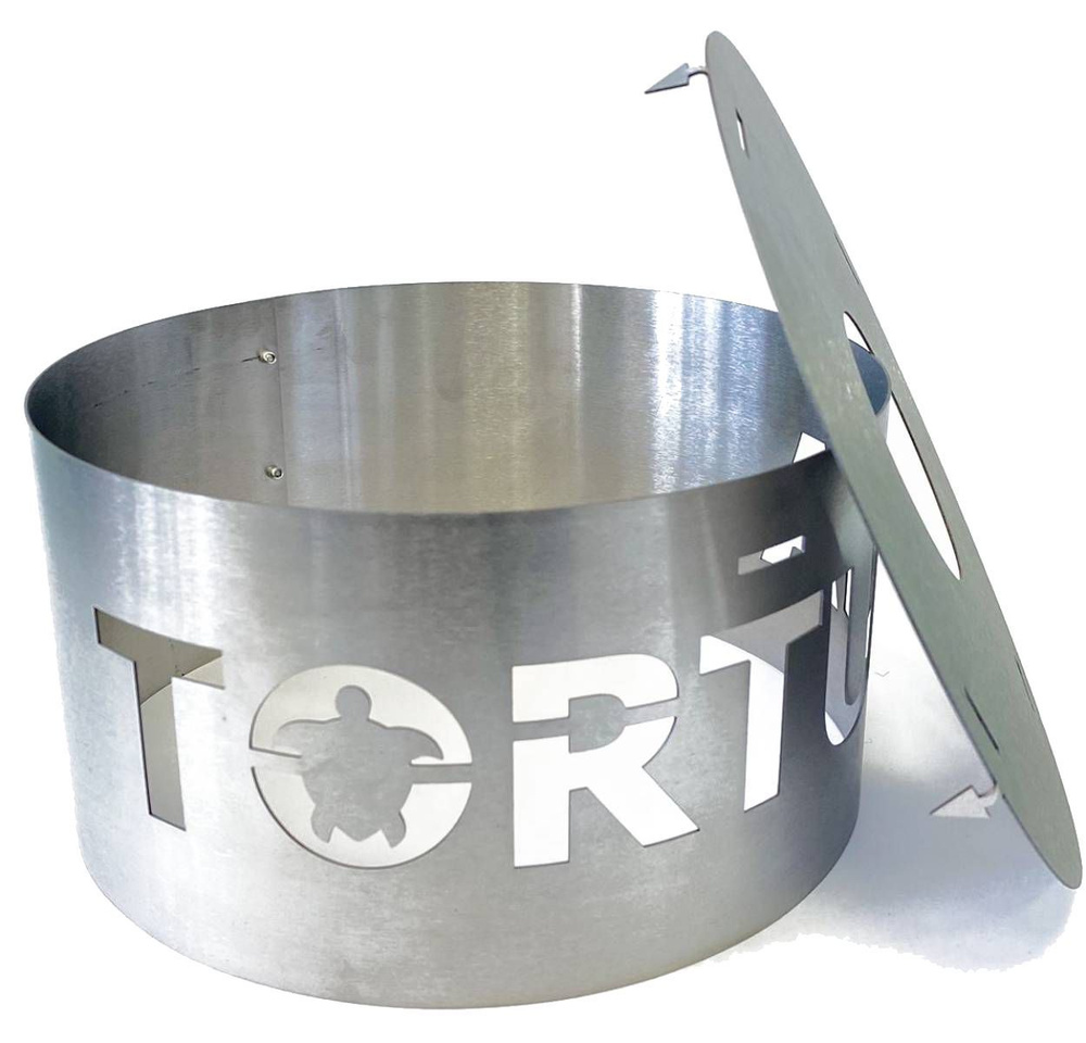 Экран для плитки розжига углей кальяна TORTUGA - диаметр 21 см, нерж. сталь  #1