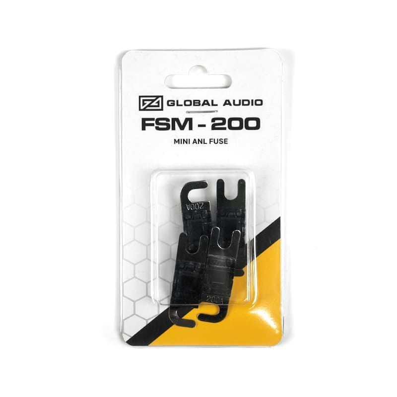 Предохранитель miniANL Global Audio FSM-200, 200A (4 шт упаковке) для автозвука  #1