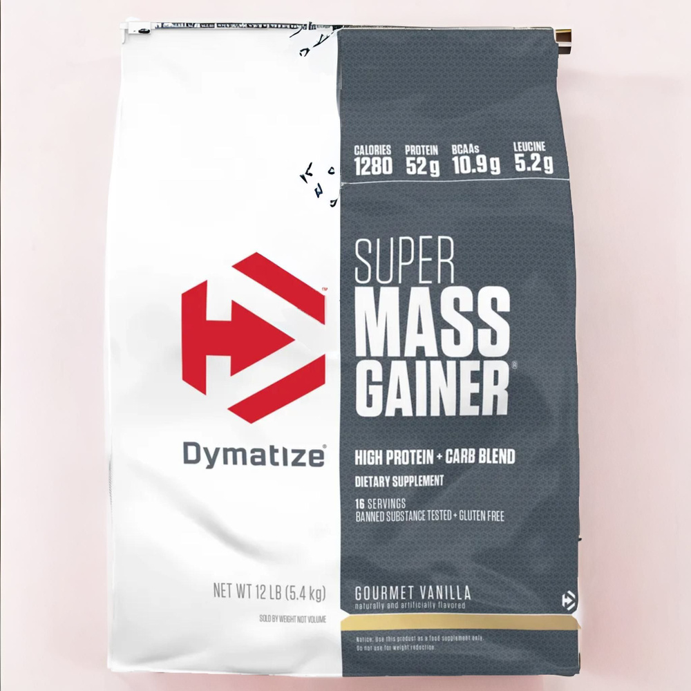 Гейнер Dymatize SUPER Mass Gainer 12 lb (5400 г.) - Изысканная Ваниль #1