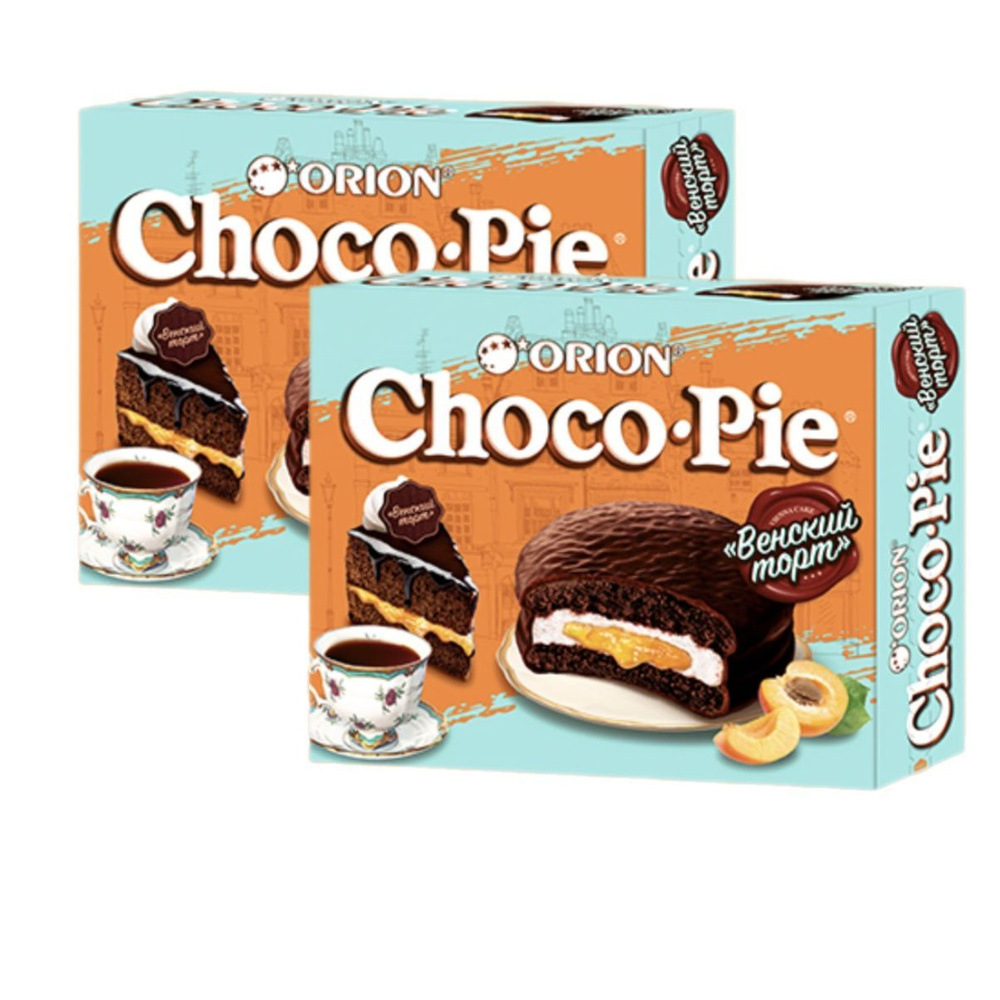 Orion Пирожное Choco Pie Венский торт, 360 г х 2 шт #1