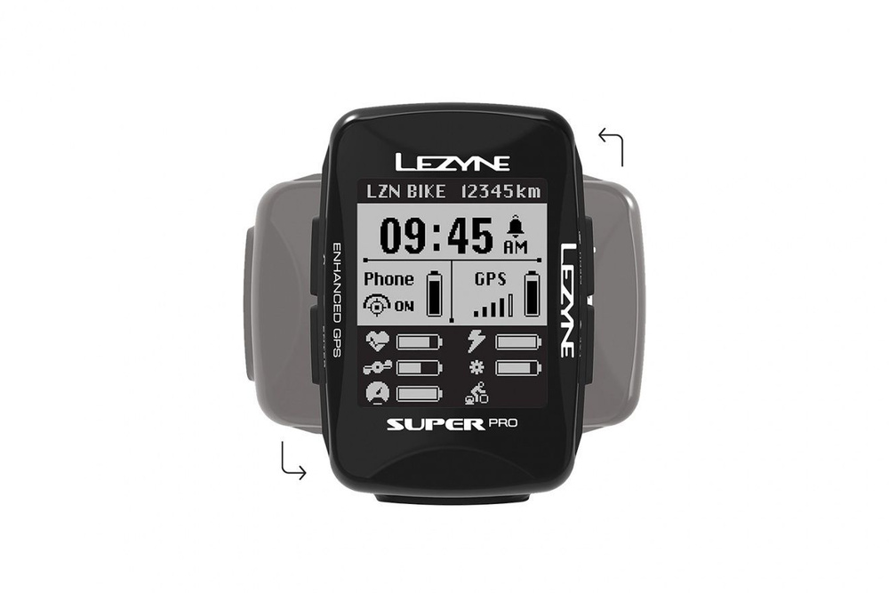 Велокомпьютер Lezyne Super Pro GPS Black #1