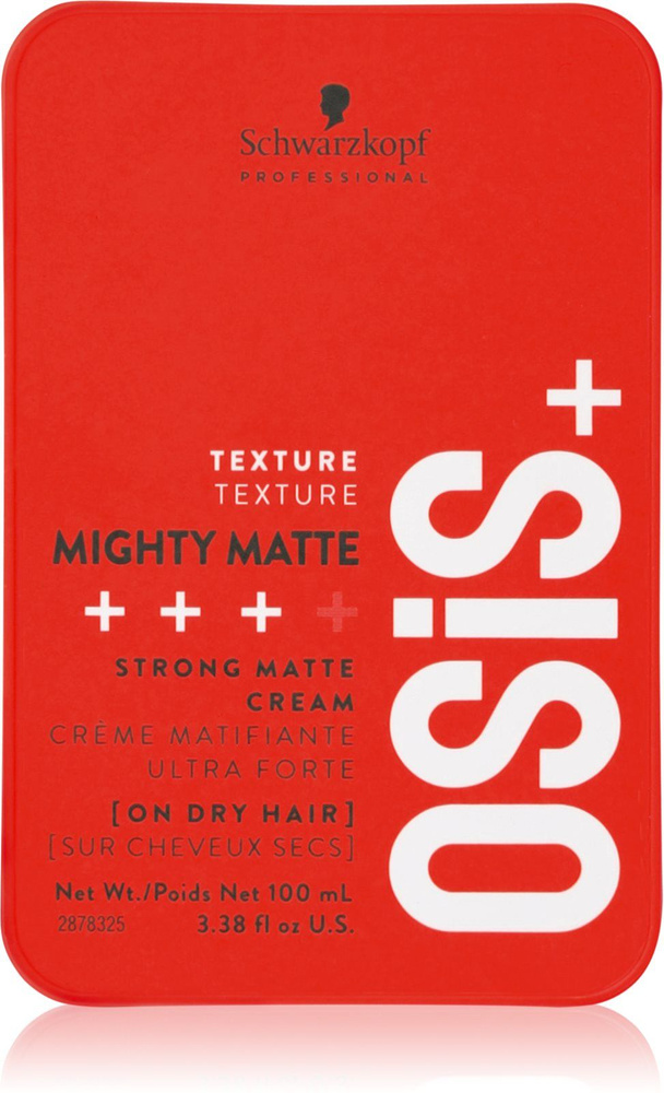 Schwarzkopf Professional Osis+ Mighty Matte - матирующий крем для волос / 100 ml  #1