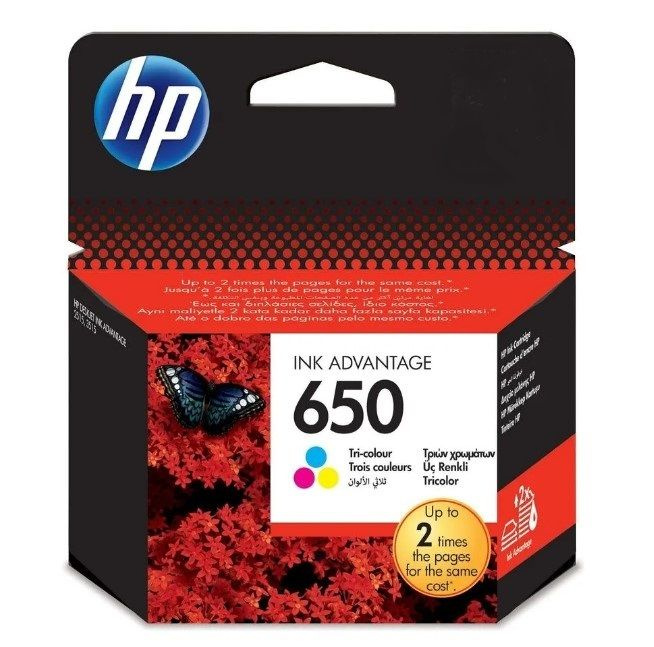 Картридж HP 650 - CZ102AE струйный картридж HP (CZ102AE) 200 стр, цветной  #1