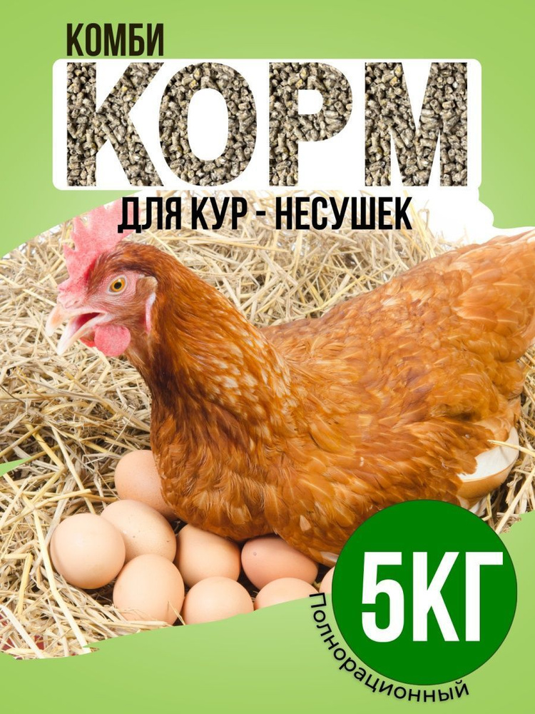 Комбикорм для кур несушек старт (ПК-2) 5кг #1