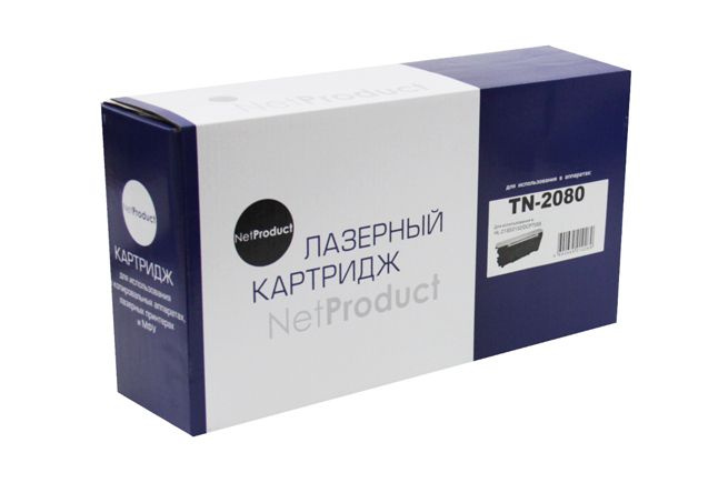 Картридж TN-2080 для Brother HL-2130/DCP-7055, NetProduct, 0,7K #1