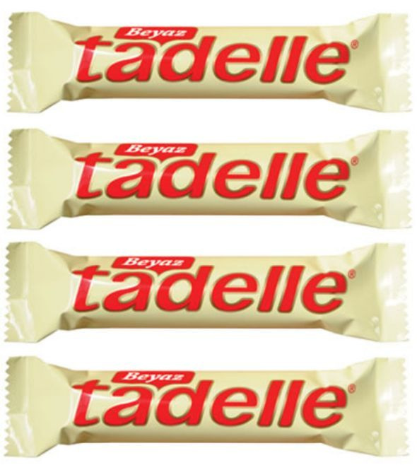 Батончик Tadelle с фундуком покрытый белым шоколадом, 4 шт по 30 г  #1