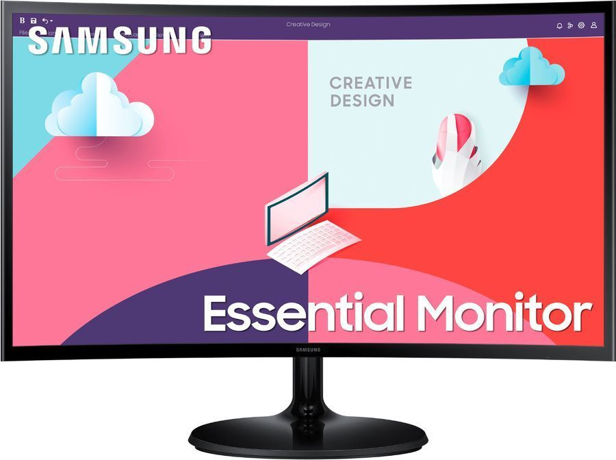 Samsung 27" Монитор LS27C360EAIXCI, черный #1