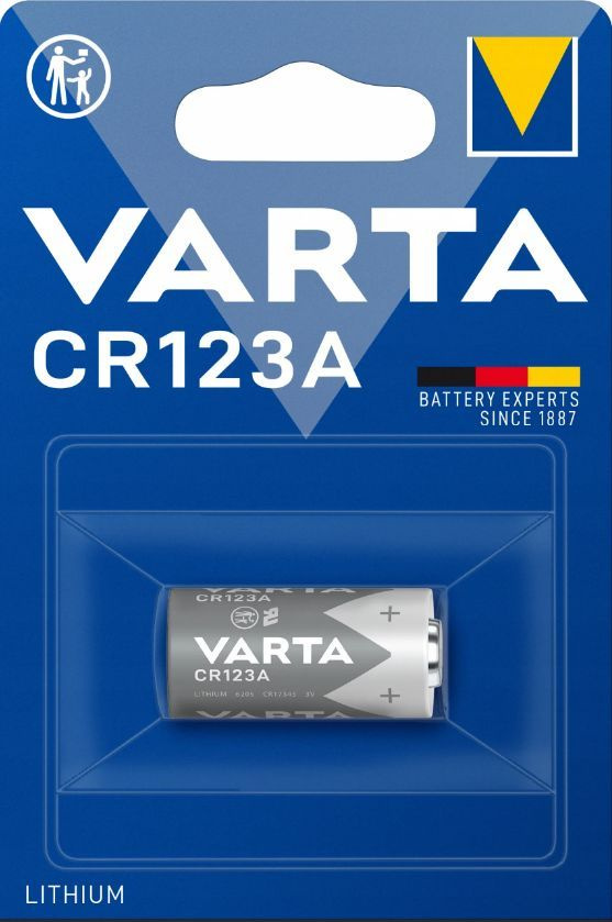 Varta Батарейка 16340 (Tenergy 30200, R123, CR123), Литиевый тип, 1 шт #1