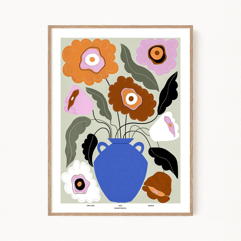 Постер для интерьера "Blooms", 30х40 см #1