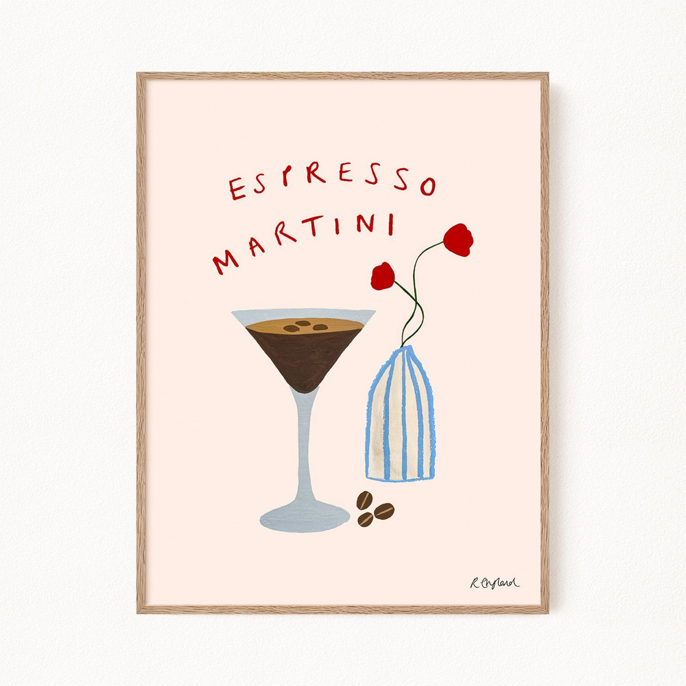 Постер для кухни "Espresso Martini", 30х40 см #1