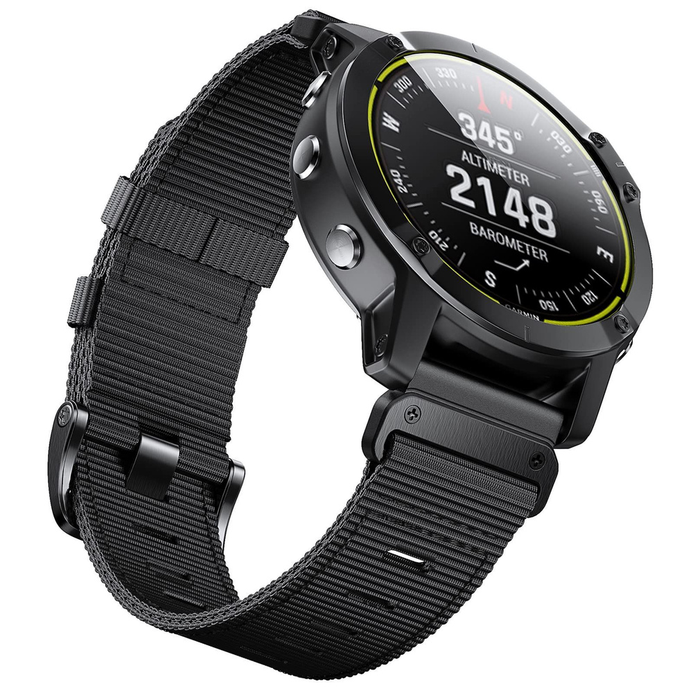 Ремешок Fenix 7X/6X/5X, нейлоновые ремешки Easy Fit 26 мм #1