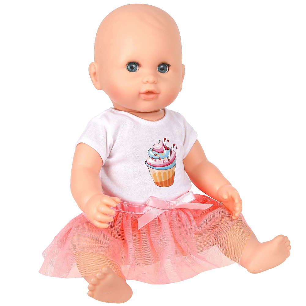 Набор кукольной одежды Пирожное: футболка и юбочка #1
