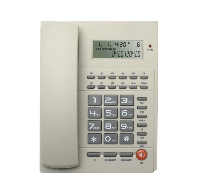 Проводной телефон RITMIX RT-420 white #1