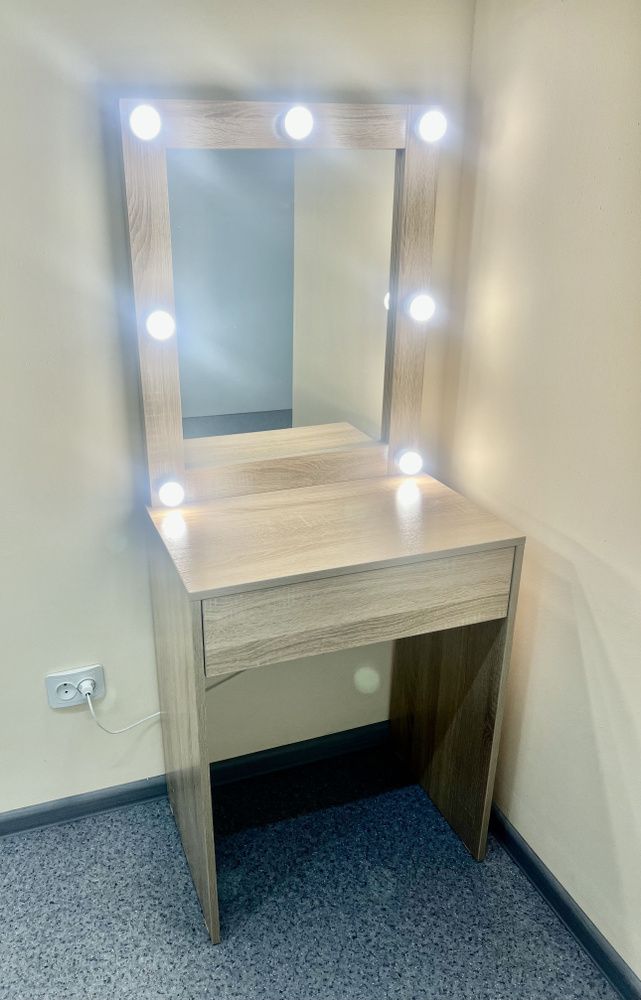 Туалетный столик с зеркалом с подсветкой Микс-4 #1